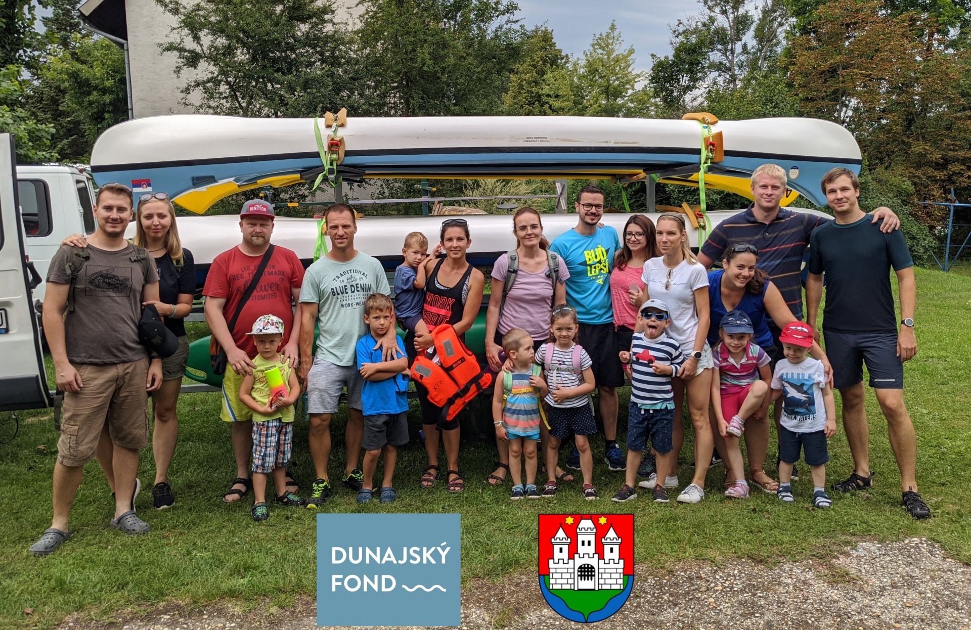 Malý Dunaj s najmenšími vodákmi